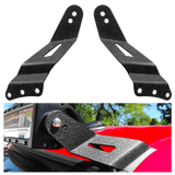 Mounting Accessory 52” Curved Light Bar Mount Bracket at Upper Windshield Roof Cab for 1999-2006 Chevy Silverado Suburban Avalanche Tahoe & GMC Yukon Sierra (Pair)