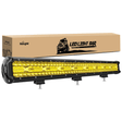 26 Inch 540W 50000LM Triple Row Amber Spot Flood LED Light Bar Nilight