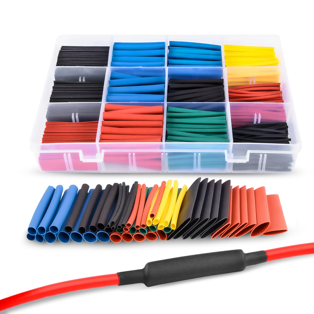 Connectors Assortments 560Pcs Heat Shrink Tubing Kit