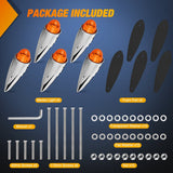 5PCS 18LED Amber Cab Roof Marker Light Nilight