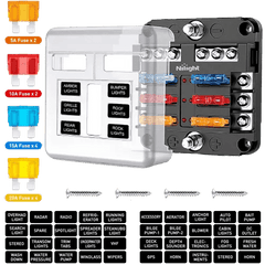 6 Way Blade Fuse Block