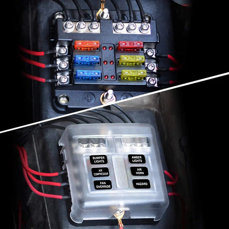 Accessories 6 Way Blade Fuse Block