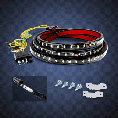 Led light Strip 60” 108Leds Red White LED Tailgate Light Strip