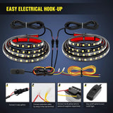 Led light Strip 60” 180Leds LED Bed Light Strip 2PCS