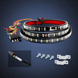 Led light Strip 60” 264Leds Red White Double Row LED Tailgate Light Strip