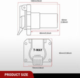 USCAR To 7Pin Trailer Connector Adapter Plug Nilight