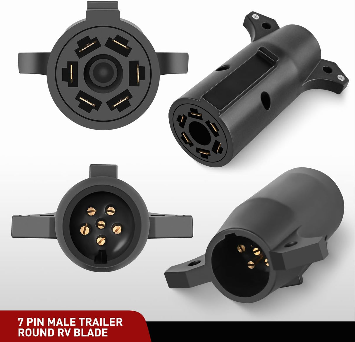 7Pin to 6Pin Trailer Adapter Plug Nilight