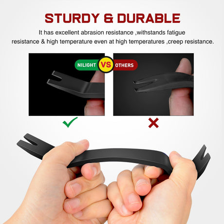 8 Pcs Auto Trim Removal Tool Set Black Nilight