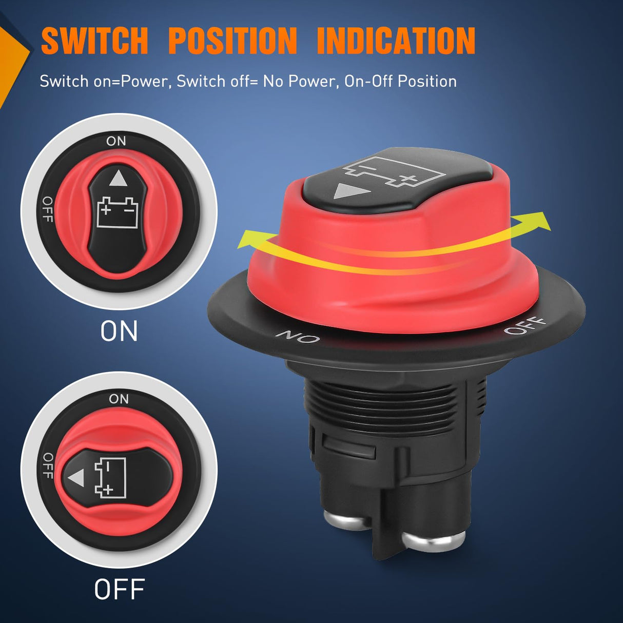 50A ON/OFF Disconnetc Battery Switch Nilight