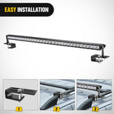 Non-Slip Clip Vehicle Roof Luggage Rack Lightbar Mounts Nilight