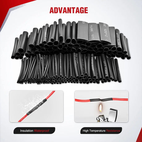 650Pcs Heat Shrink Tubing Kit Nilight