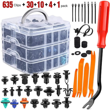 retainer clips 680 Pcs Bumper Retainer Clips Car Push Retainer Kit