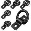 3/8 inch D-Rings Heavy Duty Truck Tie Down Anchors Black Nilight