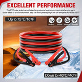 8 Gauge 12 FT Heavy Duty Jumper Cable