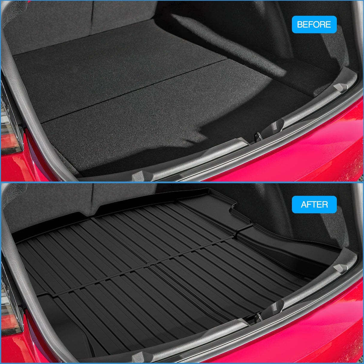 Cargo Mats for Tesla Model 3 2017-2023 Nilight