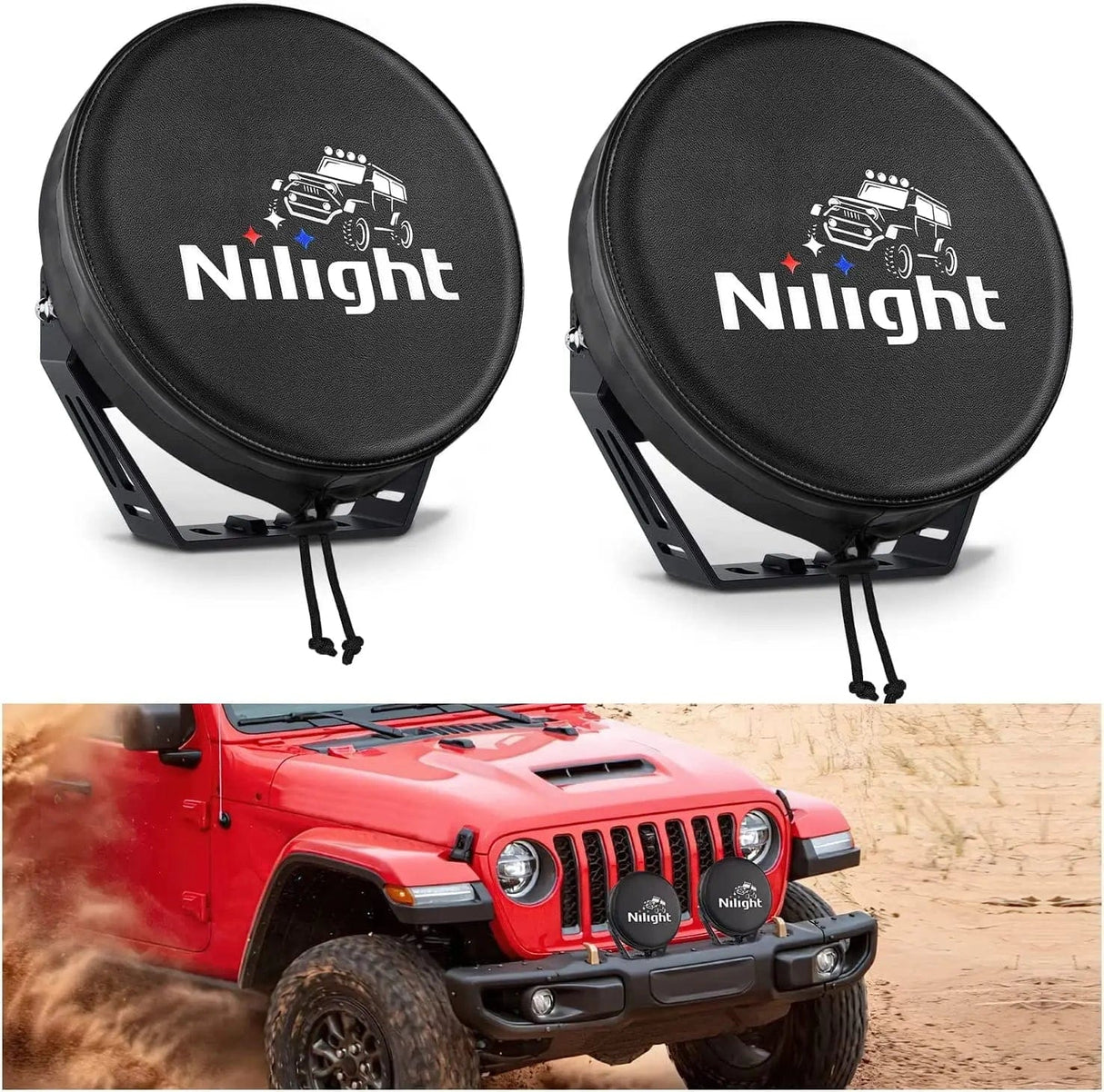 7 Inch Round Offroad Driving Pod Light Cover Type B Nilight