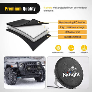 7 Inch Round Offroad Driving Pod Light Cover Type B Nilight