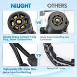 7 Way Y Splitter Trailer Adapter Nilight