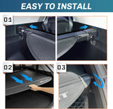 2021-2024 Hyundai Tucson Retractable Trunk Cargo Cover Nilight