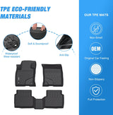 2020-2024 Ford Escape Not For Hybrid TPE Floor Mats Nilight