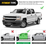 Running Board Running Boards for 2007-2018 Chevy Silverado/GMC Sierra 1500, 2007-2019 Chevy Silverado/GMC Sierra 2500HD 3500HD