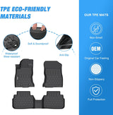 2019-2024 Subaru Forester TPE Floor Mats Nilight