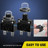 5Pcs 15Amp Terminals Circuit Breaker Nilight