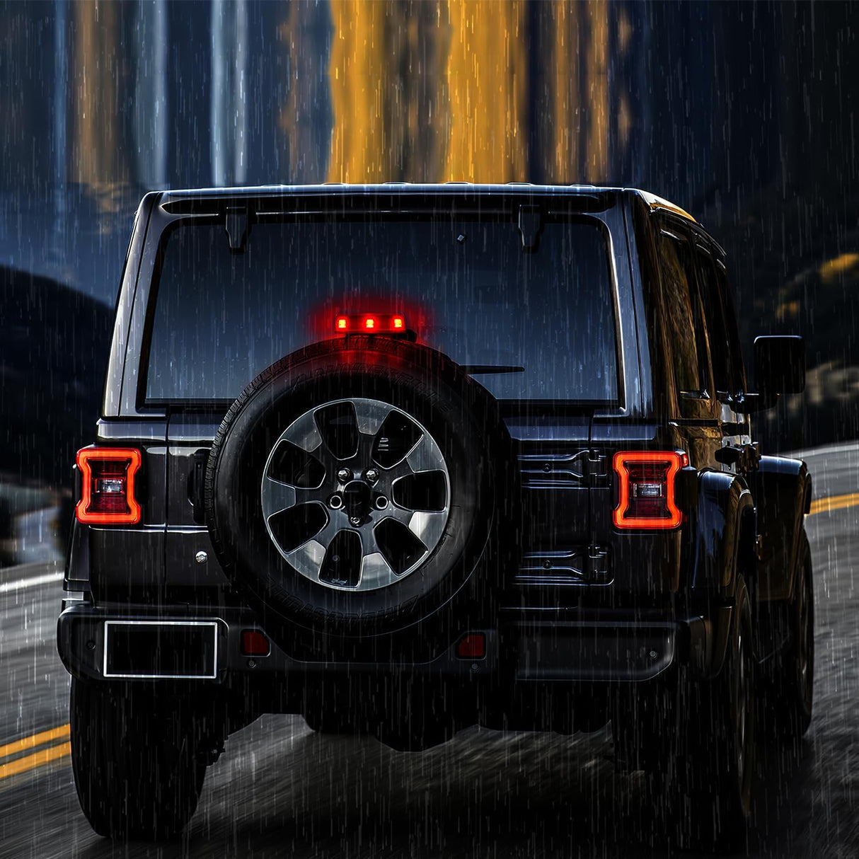 2018-2023 Jeep Wrangler JL JLU Third Brake Light Upgrade Nilight