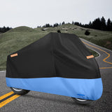 Motorcycle Cover with Lock-Hole Storage Bag & Protective Reflective Strip Fits up to 116 Inch Nilight