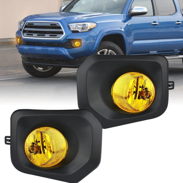 2016-2023 Toyota Tacoma SR SR5 Fog Light Assembly Yellow Lens Nilight