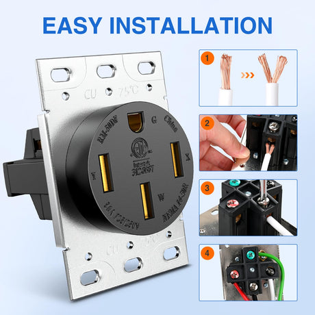 50Amp RV Power Outlet Panel Nilight