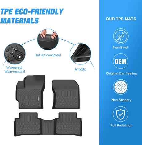 2020-2024 Toyota Corolla Include Hybrid TPE Floor Mats Nilight