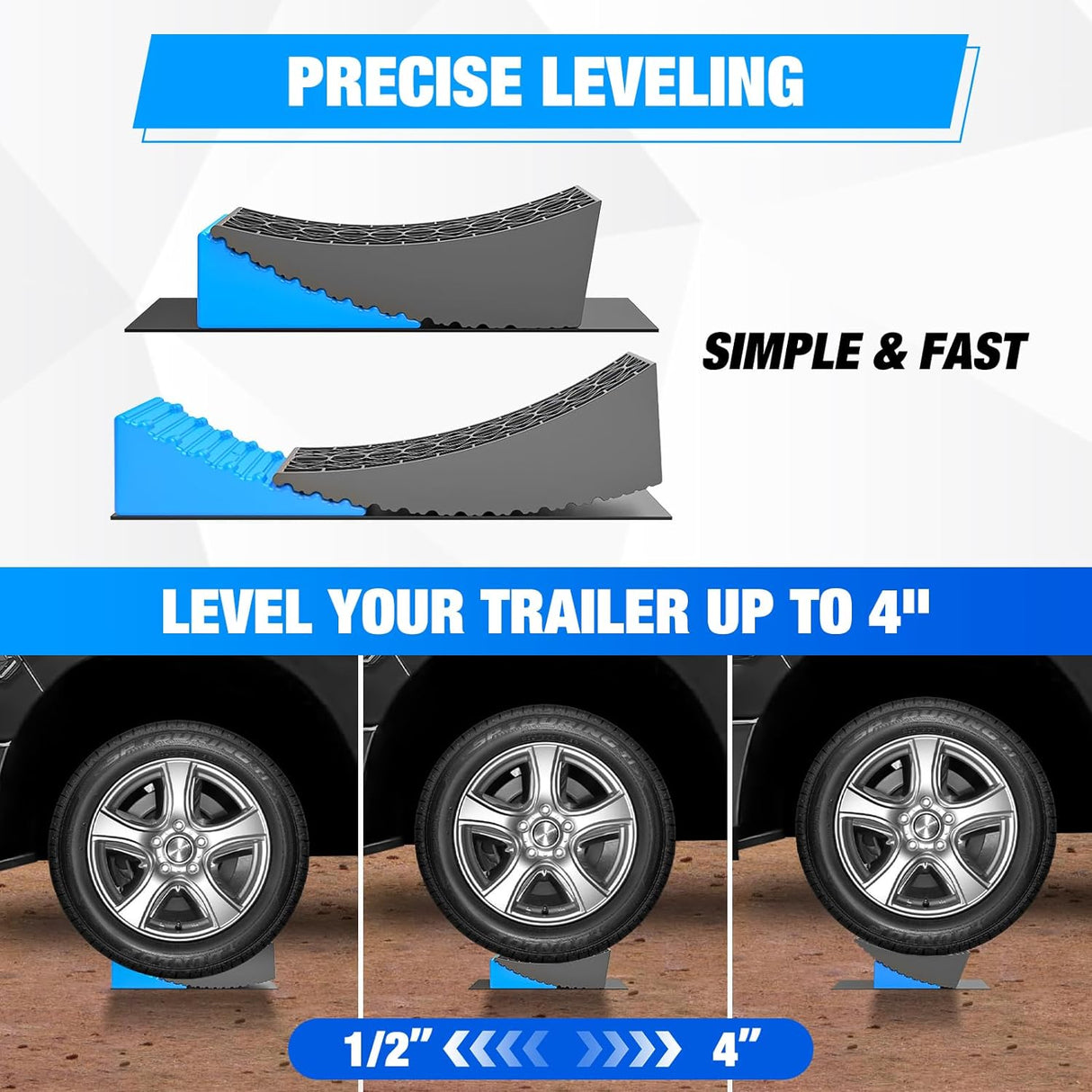 RV Camper Leveler Kit Nilight