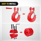 3/8 inch Grade 70 Winch Hook Red Nilight