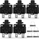 5Pcs 20Amp Terminals Circuit Breaker Nilight