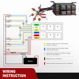 4Pin 5Pin Bosch Style 12V 6 Slots 40Amp Relay Fuse Box Nilight