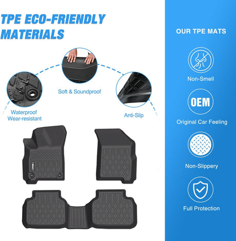 2011-2020 Dodge Journey TPE Floor Mats Nilight