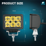 3.3 Inch 6LED Spot Flood Built-in EMC LED Pod Lights (Pair) Nilight