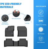 2016-2022 Toyota Prius Prime TPE Floor Mats Nilight