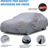 Universal Fit for Sedan-Length (178in to 185in) Car Cover UV Protection Nilight