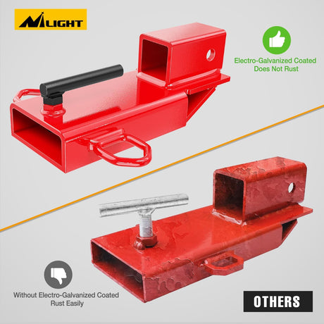 Forklift Trailer Hitch Attachment Fits 2 Inch Receiver Red Nilight