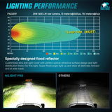 4.7 Inch 4LED Flood Flush Mount Grill Incline Design LED Pod Lights (Pair) Nilight