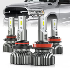 2019-2022 Ram 1500 2500 3500 9005 H11 LED Headlight Bulbs