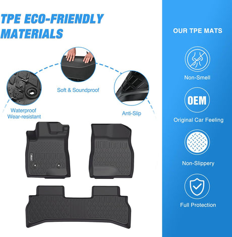 2021-2024 Chevy Trailblazer FWD TPE Floor Mats Nilight