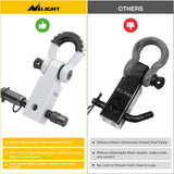 2 Inch Anti-Theft Shackle Hitch Receiver Set White Nilight