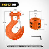 3/8 inch Grade 70 Winch Hook Orange Nilight