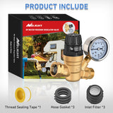 RV Water Pressure Regulator Handwheel Adjustment Nilight