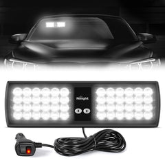 48 LED White Emergency Warning Strobe Lights