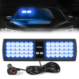 48 LED Blue Emergency Warning Strobe Lights Nilight