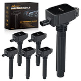 6pcs Ignition Coil Pack UF648 Fit for Jeep Dodge Chrysler 2011-2016 Grand Cherokee Wrangler Town&Country Avenge Challenger Charger Durango RAM1500 V6 3.6L Nilight